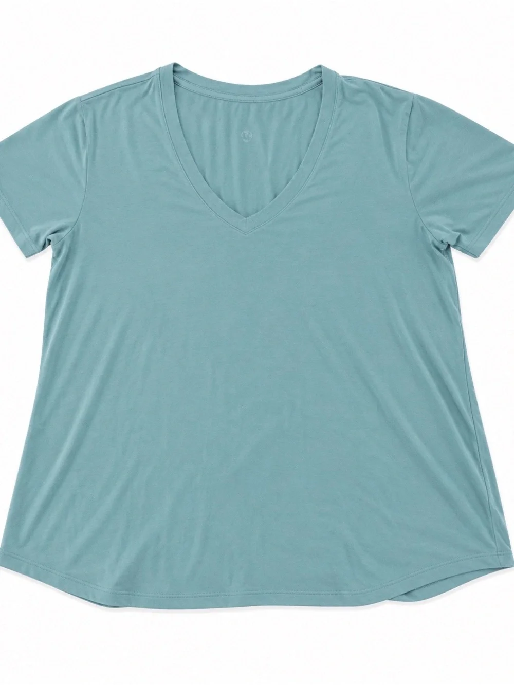 lululemon athletica Women's V-Neck Tee in Dusty Teal